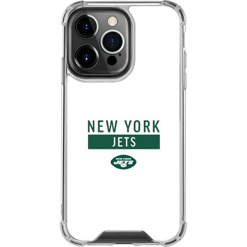 NFL New York Jets White Performance Series iPhone 16 Pro Clear Case